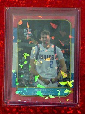 Cooper Flagg Cracked Ice 1986 Style Card